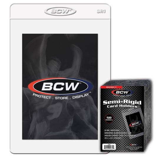 BCW Semi Rigids Cardsavers I (SR1)
